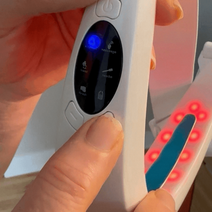 LED Microcurrent V-Massager - GloWaves