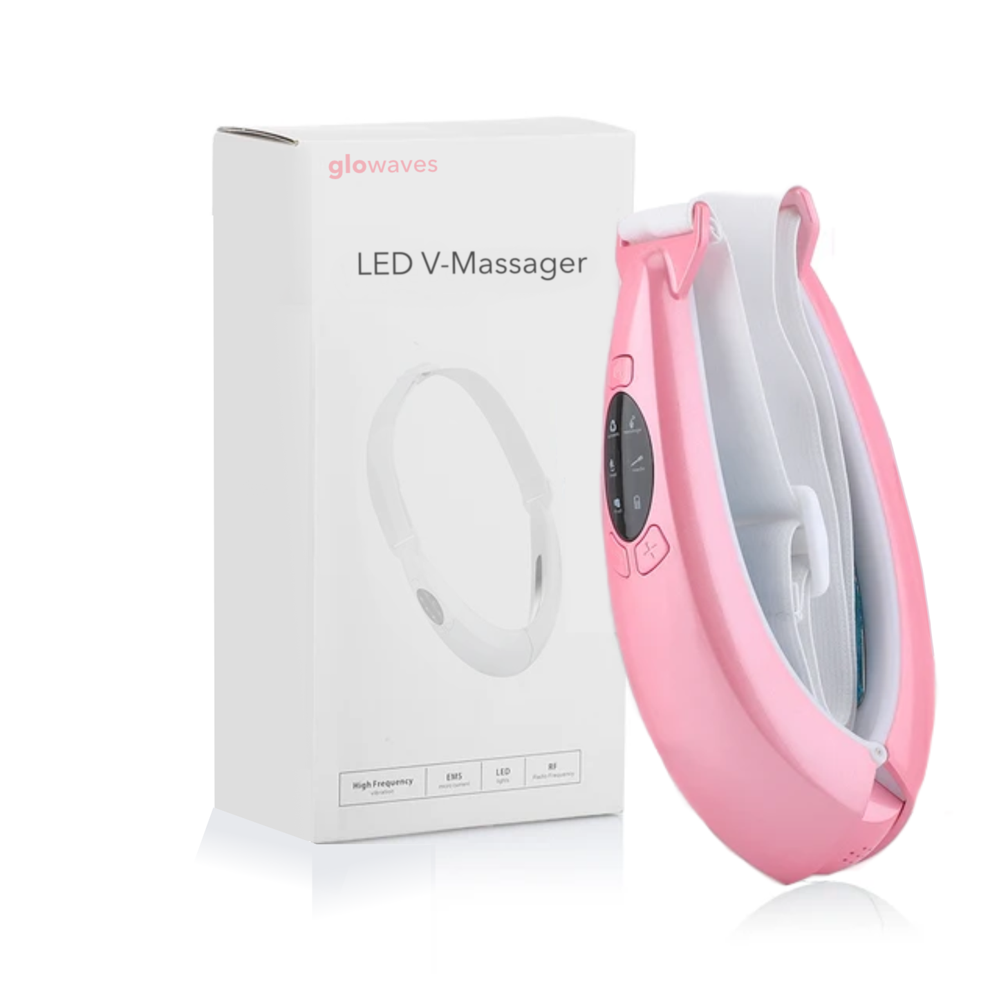 LED Microcurrent V-Massager - GloWaves