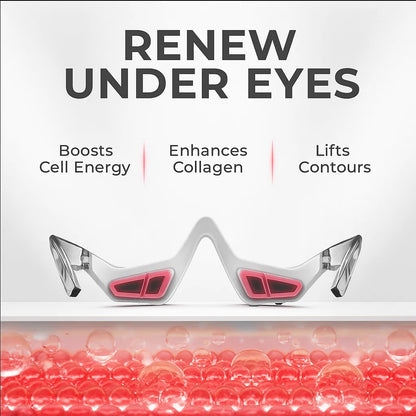 LumiEyes™ Under-Eye Red Light Therapy Goggles